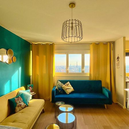Vue Panoramique Sur Paris : Sublime Appartement Au Centre De 쿠르브부아 외부 사진