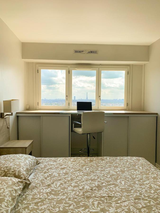 Vue Panoramique Sur Paris : Sublime Appartement Au Centre De 쿠르브부아 외부 사진