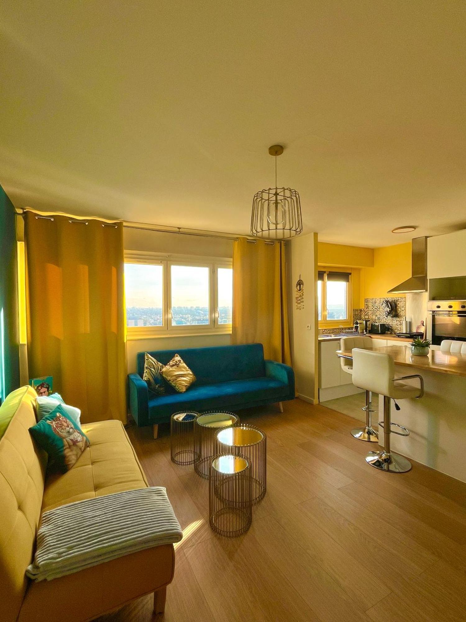 Vue Panoramique Sur Paris : Sublime Appartement Au Centre De 쿠르브부아 외부 사진